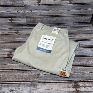 Dockers NWT Easy Khaki Pants Mens 38x34 Tan Slim Tapered Stretch See Pics